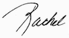 Rachel Only signature 100px